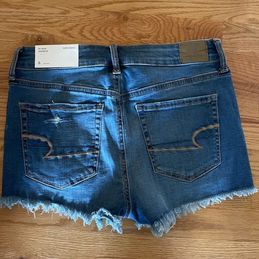 NWT AEO HI-Rise Super Stretch Shortie - Picture 6 of 16